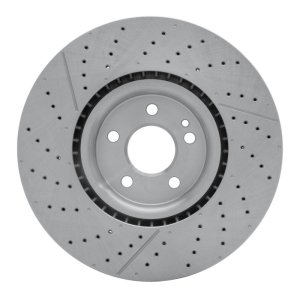 Mercedes-Benz GLA45 AMG Brake Rotor (1) - Front - R1 Concepts - Drill & Slot - `14-`19